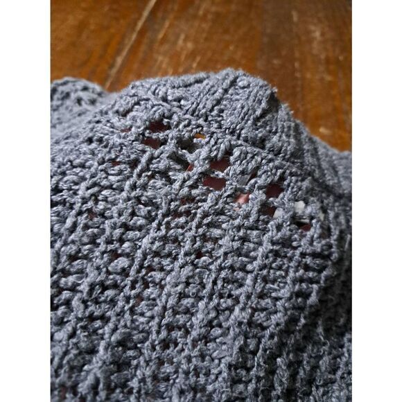 Medium Aeropostale Loose Knit Grey Long Sleeve  Sweater - Picture 4 of 5